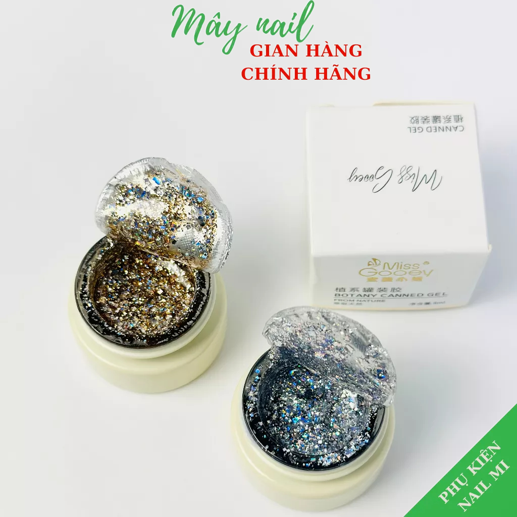 Gel nhũ khổng tước trang trí móng tay hottrend