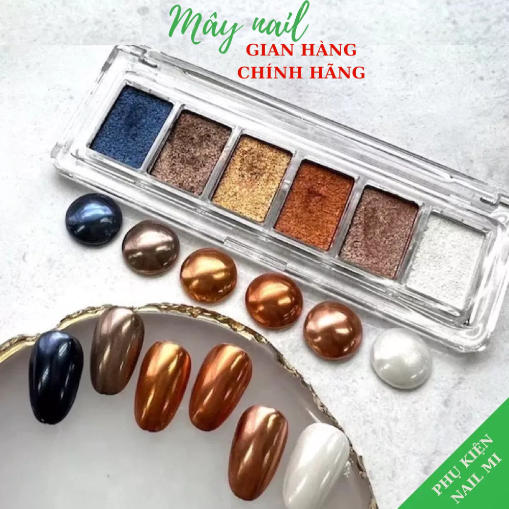 Sét tráng gương nén 6 màu trầm sang trọng