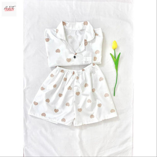 Bộ đồ ngủ cộc tay xinh xắn dễ thương