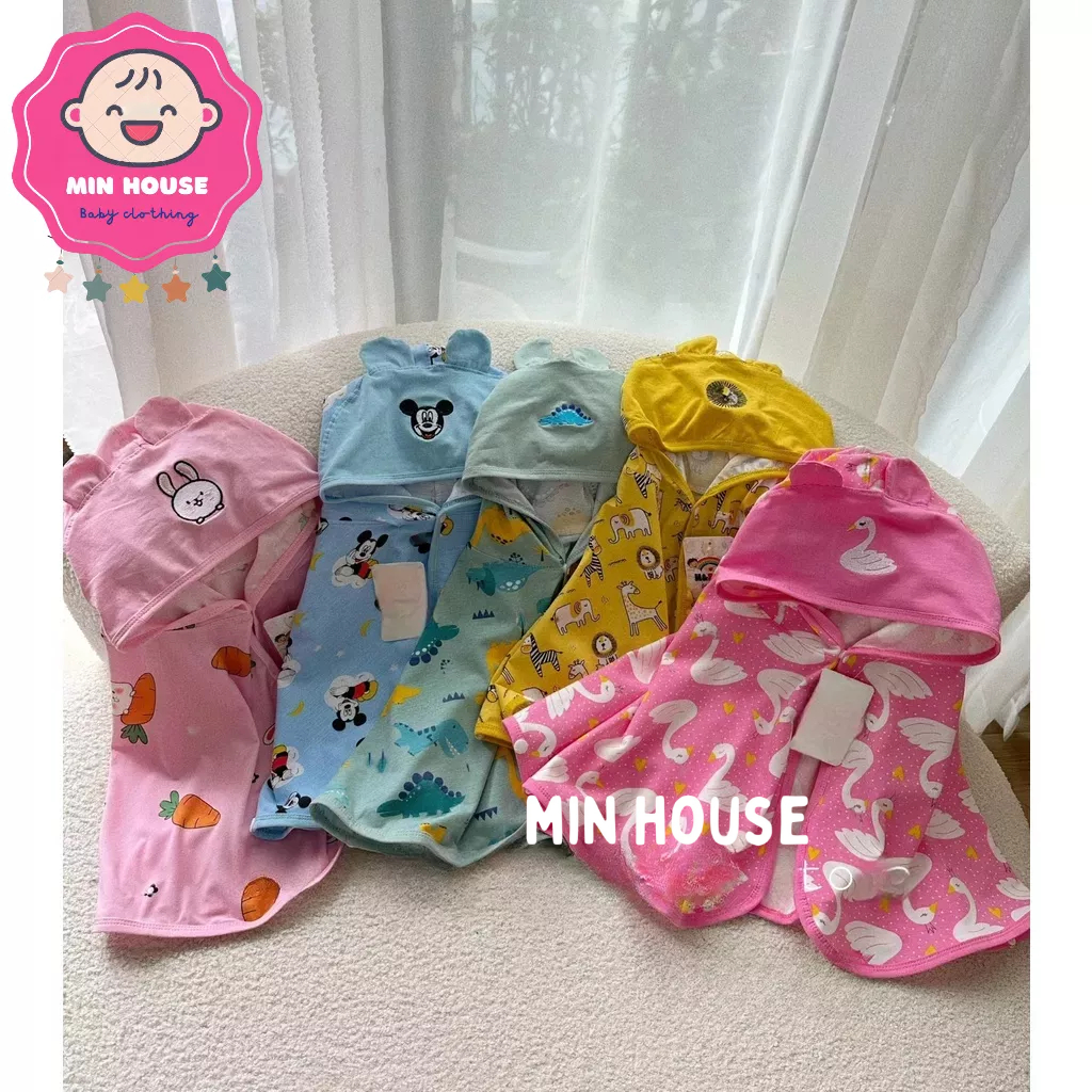 (8-18kg) Áo choàng cánh dơi tránh nắng, tránh gió mẫu mới cho bé