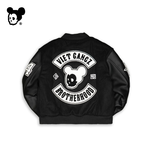 Áo Khoác Da Varsity VIETGANGZ MC " NHẬP KHẨU"