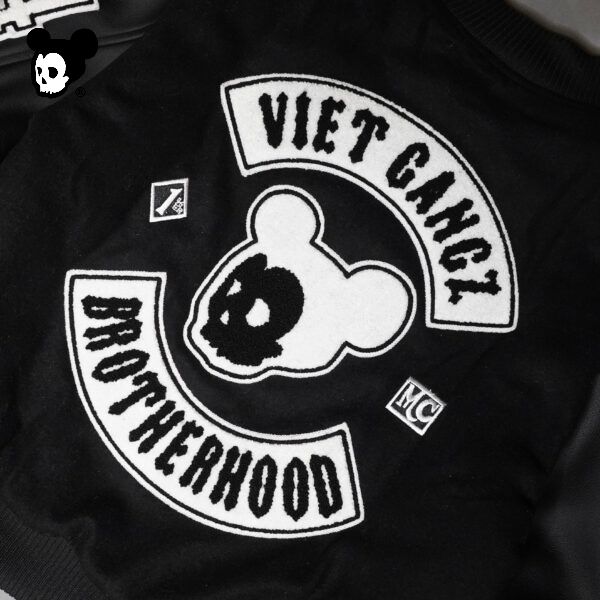 Áo Khoác Da Varsity VIETGANGZ MC " NHẬP KHẨU"