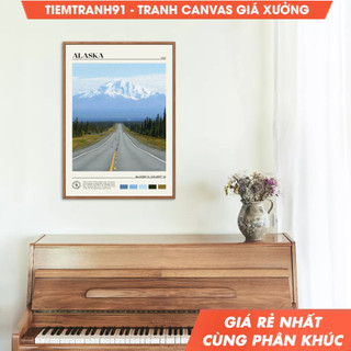 Tranh treo tường, Oil Paint, Alaska, Alaska Wall Art, Alaska Poster, Alaska Photo, Alaska Poster, Alaska Wall Decor.