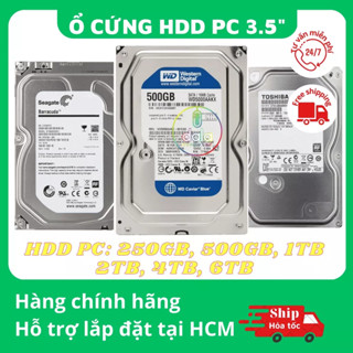 Ổ cứng 250GB 500GB 1TB PC Máy Bàn 3.5 inch SATA và 2.5 inch cho laptop