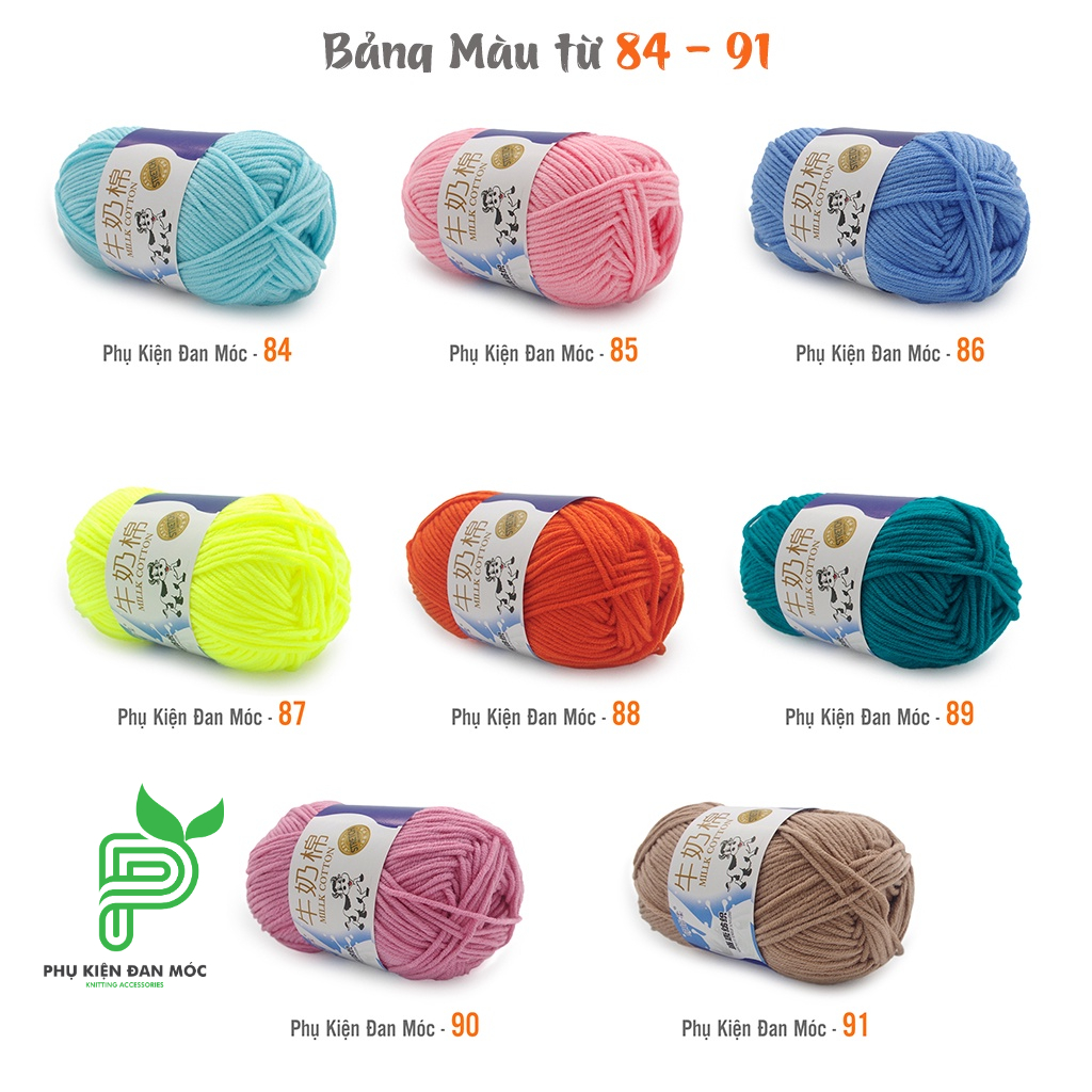 Len Milk Bò 50 gam (mã 84 -91)
