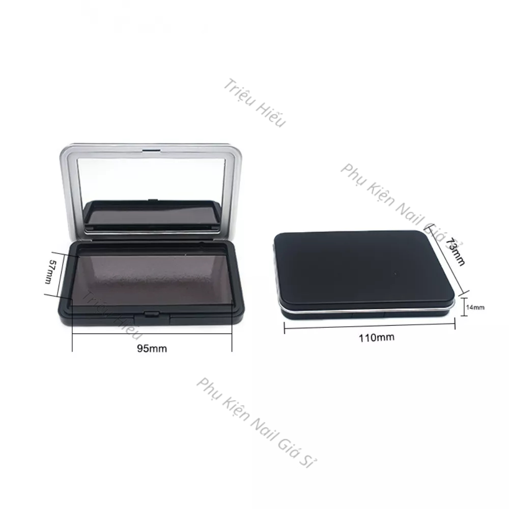 Hộp khay pha, đựng, mix màu gel vẽ 18 ô