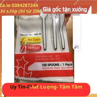 Mot bịch 100 thìa dùng 1 lần