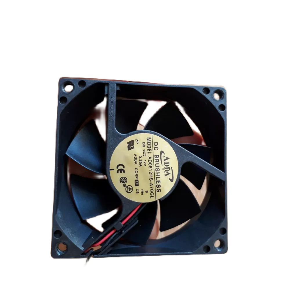 Quạt 12VDC 8x8x2,5cm 0.25A - Quạt tản nhiệt thay thế cho máy ấp trứng mini