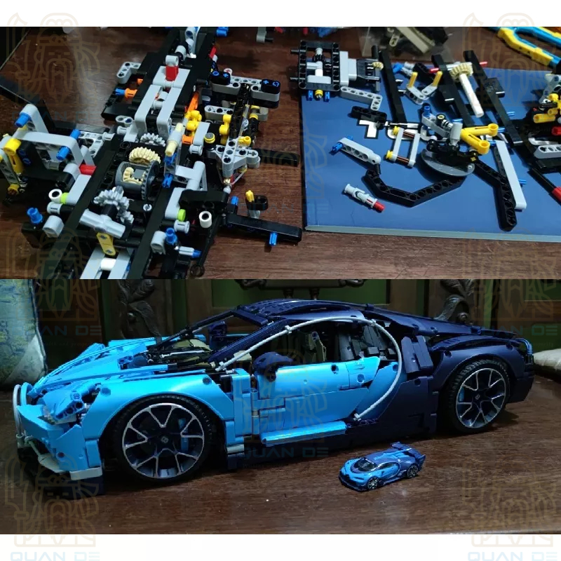 Mô Hình Siêu Xe Bugatti Chiron Tỷ Lệ 1:8 Đồ Chơi Lắp Ráp 4031pcs