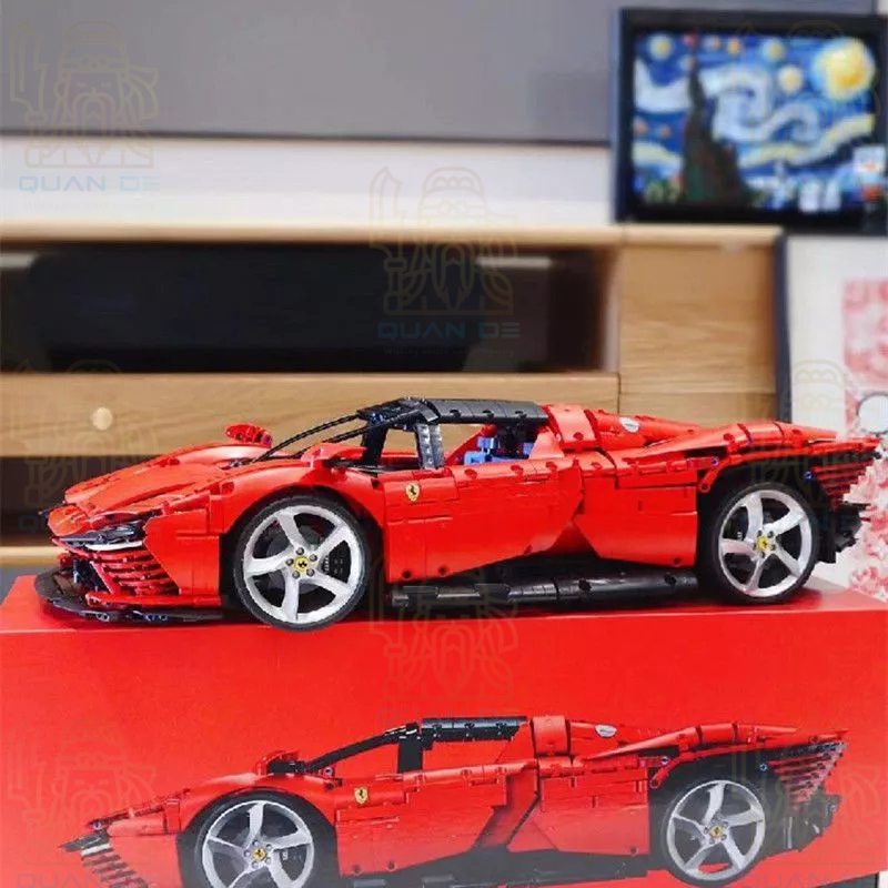 Mô hình lắp ráp siêu xe technic Ferrari Daytona SP3 42143 tỉ lệ 1:8 3778 PCS