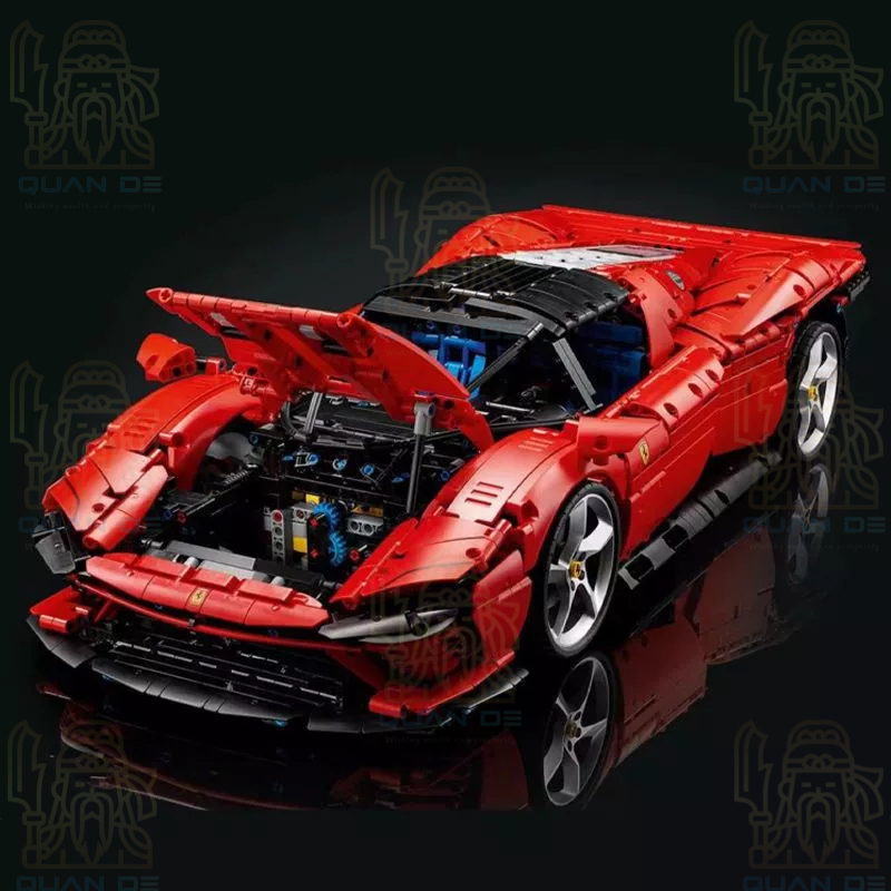 Mô hình lắp ráp siêu xe technic Ferrari Daytona SP3 42143 tỉ lệ 1:8 3778 PCS