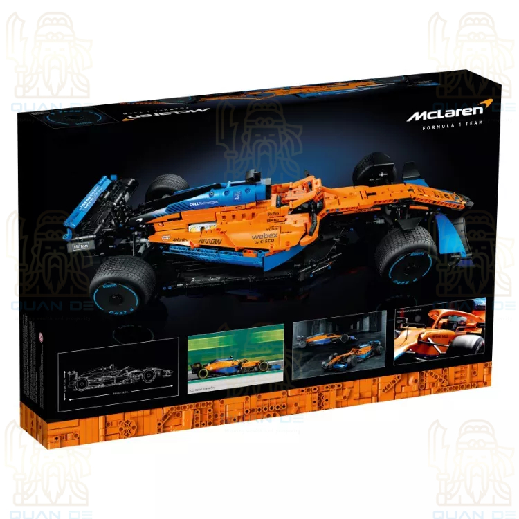 Mô hình ô tô technic siêu xe McLaren 42141 điều khiển từ xa tương thích 9686, dòng technic và education bảo hành 1:1