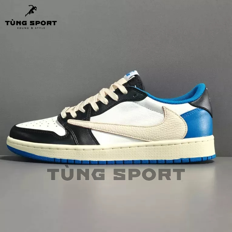 Giày Sneakers Cổ Thấp Travis Scott x Air Jordan 1 Low Fragment - Best Quality
