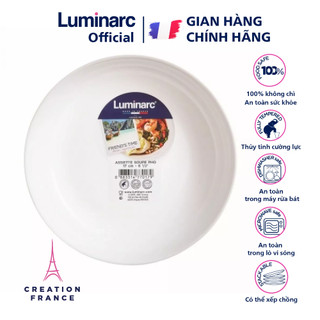 Đĩa thủy tinh sâu lòng Luminarc Friend's Time 21cm P6281 | Hàng chính hãng