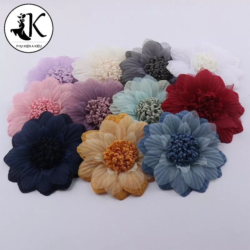 Hoa Cài Hàn Quốc Sang Trọng Cho Áo, Váy, Nón
