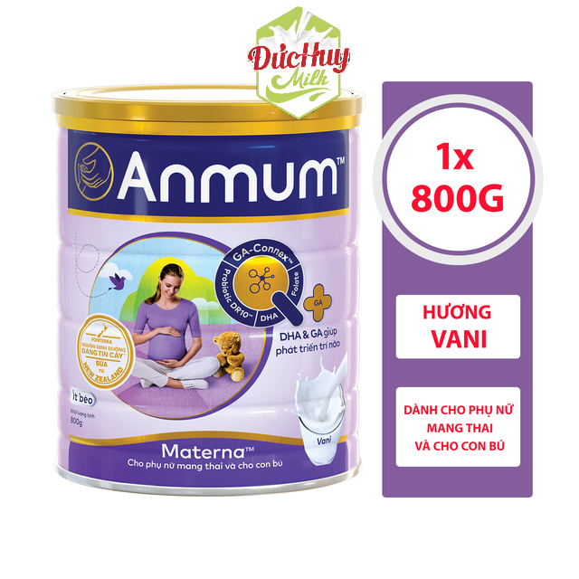 Sữa bột dành cho mẹ bầu Anmum Materna Hương Vanilla/Chocolate Lon 400g_800g