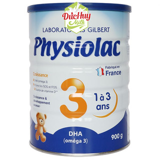 Sữa bột Physiolac 3 900g (Từ 1-3 Tuổi)