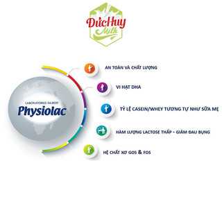Sữa bột Physiolac 3 900g (Từ 1-3 Tuổi)