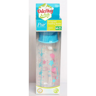 Bình sữa Pur cổ thường Feeding 250ml (giao màu ngẫu nhiên)