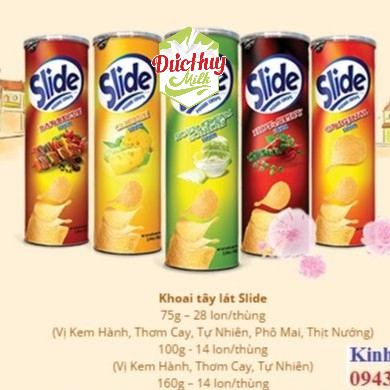 Bánh khoai tây ống Slide Kinh Đô các vị từ 75g_160g