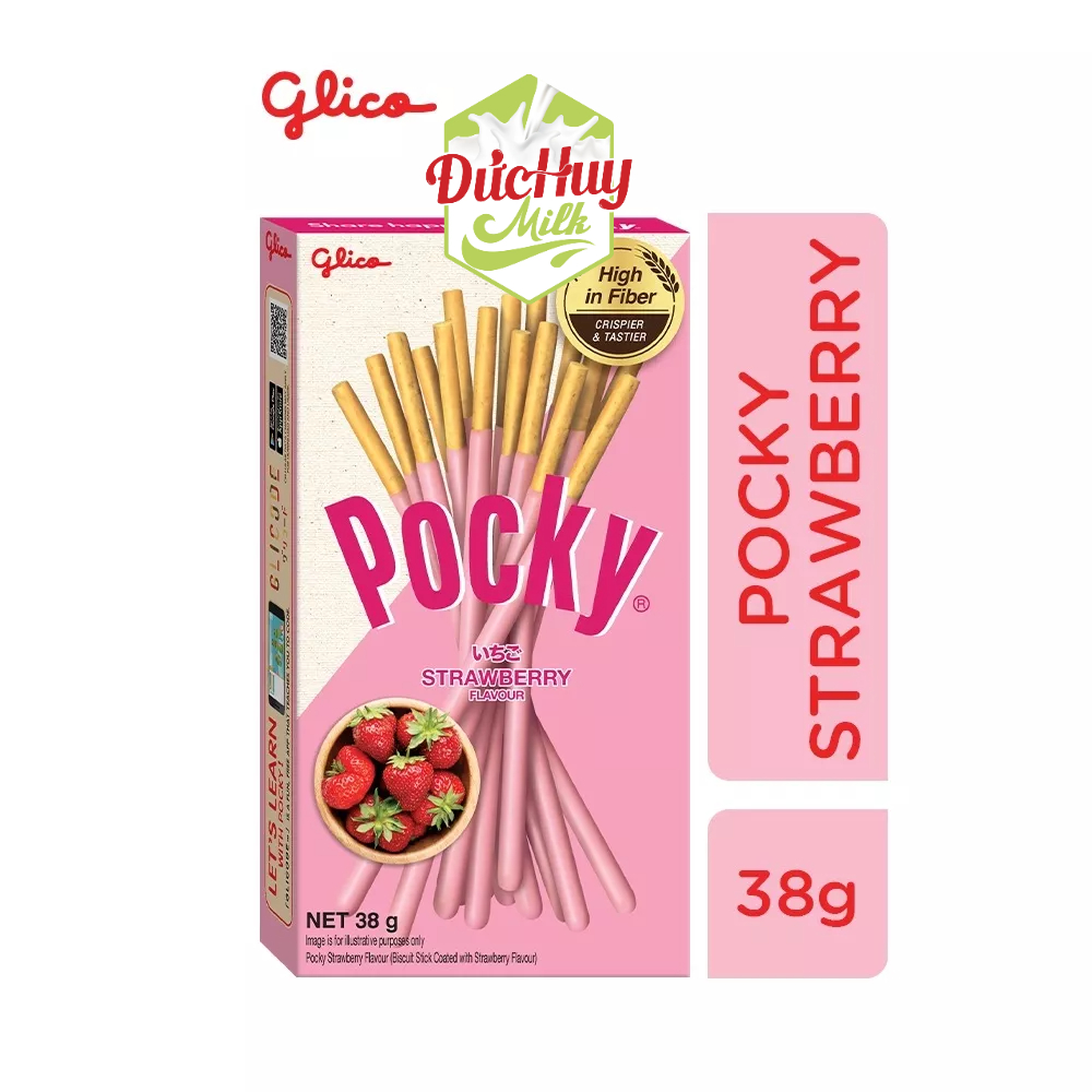 Bánh que phủ kem Glico Pocky đủ vị 20-40g