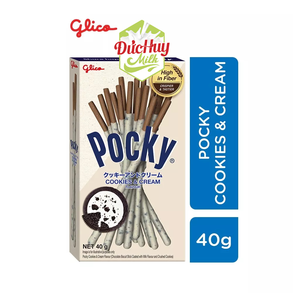 Bánh que phủ kem Glico Pocky đủ vị 20-40g