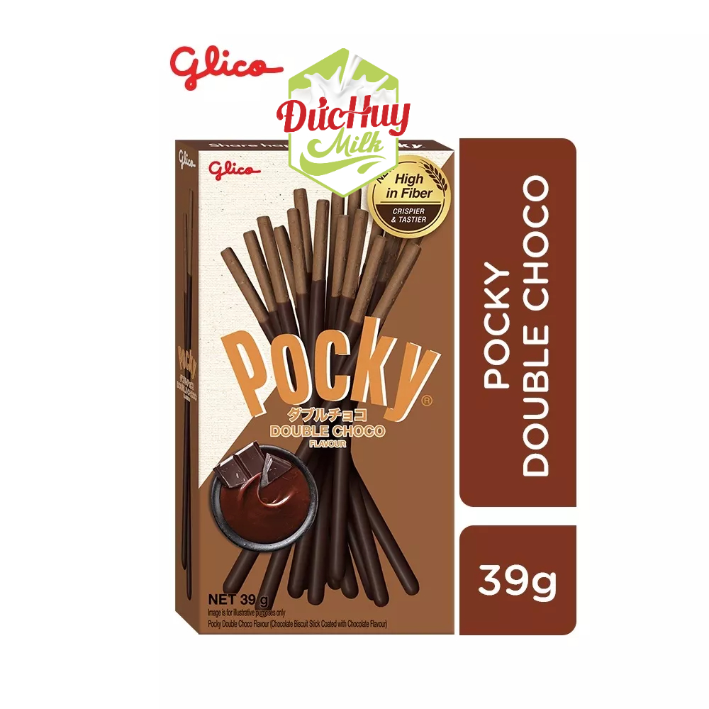 Bánh que phủ kem Glico Pocky đủ vị 20-40g
