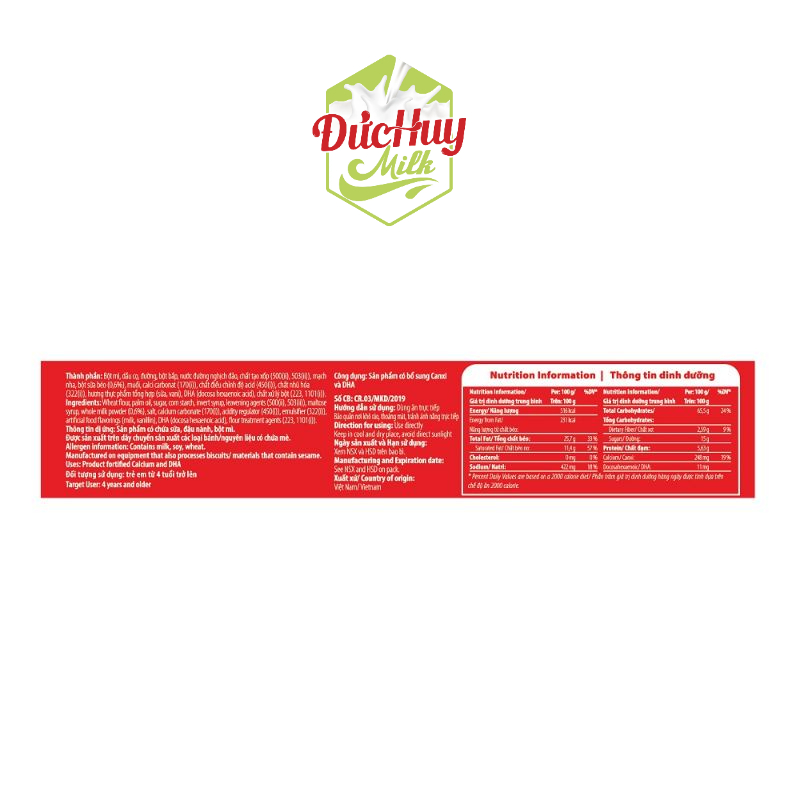 Bánh quy sữa Cosy Marie - Gói 408g