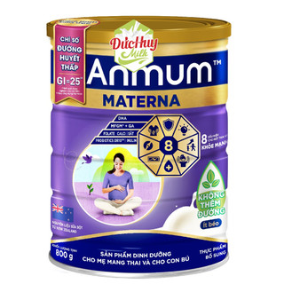 Sữa bột Anmum Materna Không Thêm Đường 800g/Lon Mới