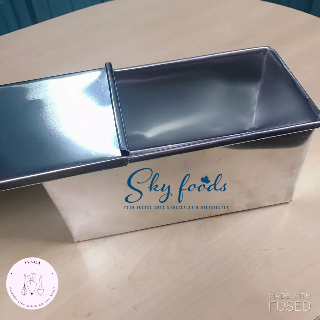 Khuôn Nướng Bánh Mì Sandwich, Bánh Mì Gối Bằng Nhôm Gia Công 20x10cm