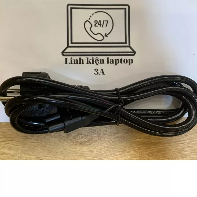 Dây nguồn xịn cho sạc laptop, dây cáp nguồn Adapter laptop 1m2 chính hãng Volex