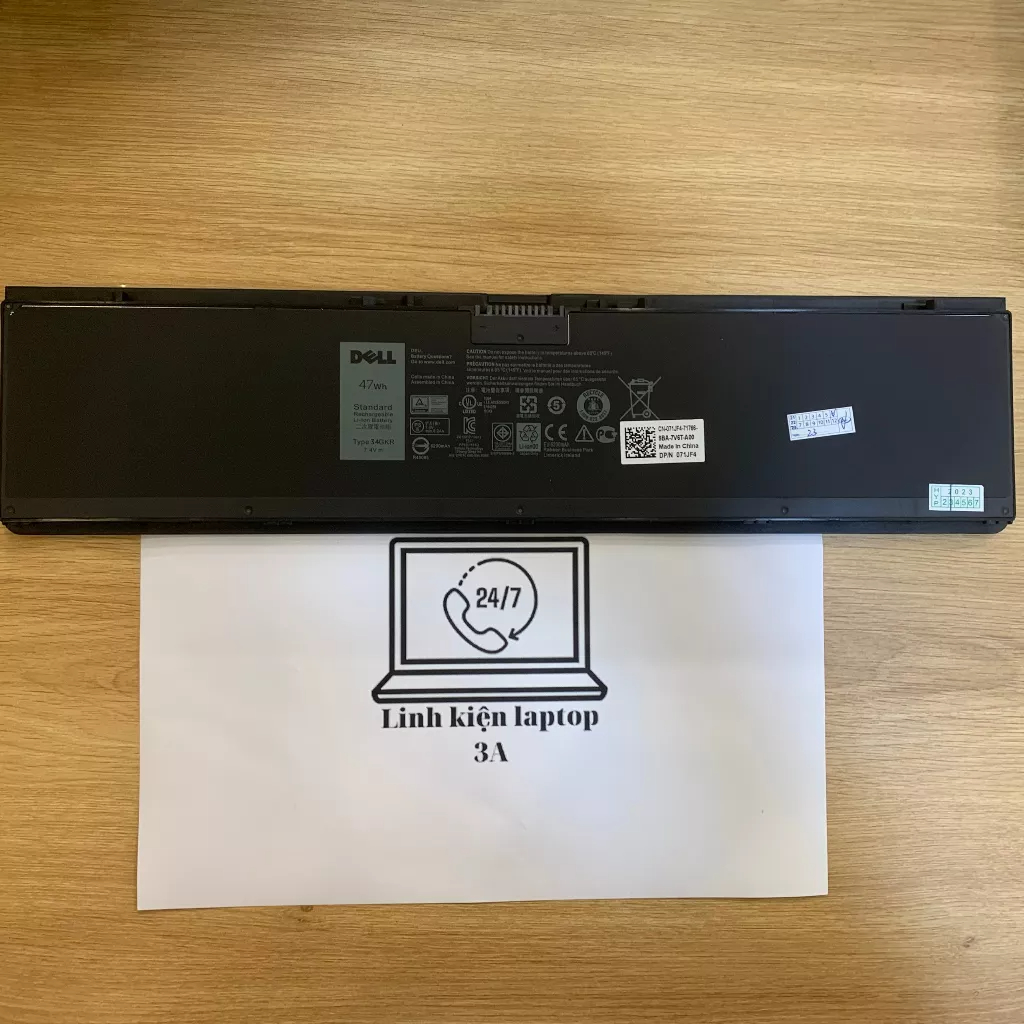 Pin laptop Dell Latitude E7440 E7450 ZIN 3RNFD 34GKR F38HT T19VW PFXCR G0G2M 909H5