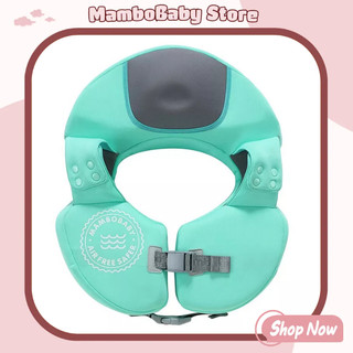 Phao tập bơi mambobaby chống lật cho bé từ sơ sinh - phao nách không bơm hơi