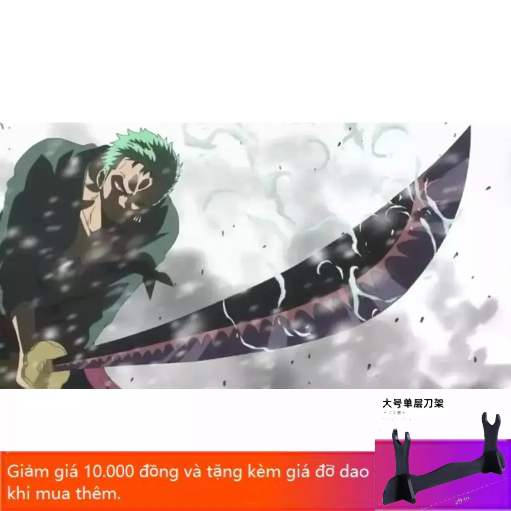 Shusui （Lưỡi Gỗ Dài 1 Mét） One Piece Đạo cụ Cosplay mô hình zoro