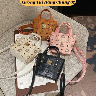 Túi quai xách mini MOM nhiều màu kèm dây đeo chéo mẫu mới cực hot 2023