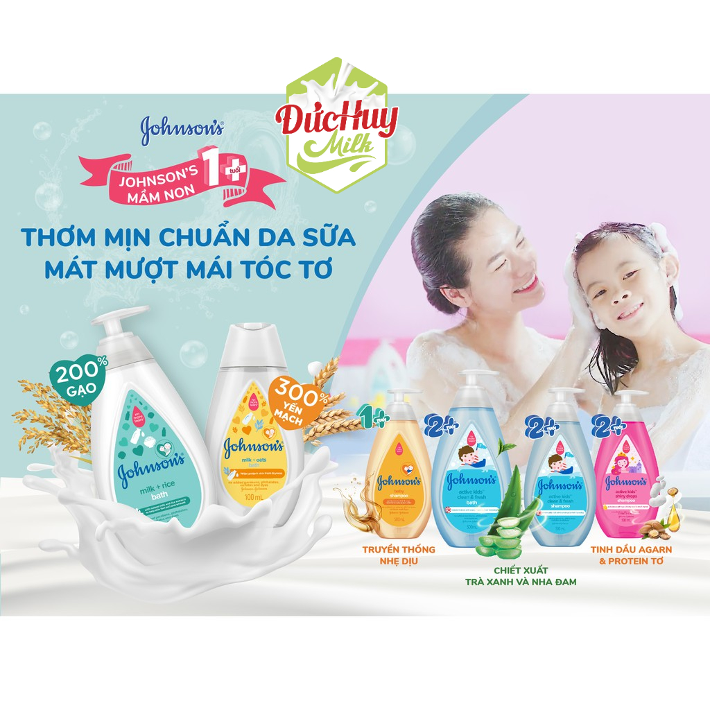 Sữa tắm gội toàn thân Johnson's TOP TO TOE 100ml/200ml/500ml