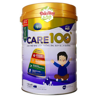 Sữa bột Care 100+ 900g Cho trẻ nhẹ cân biếng ăn suy dinh dưỡng_Duchuymilk