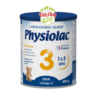 Sữa bột Physiolac 3 400g (Từ 1-3 Tuổi)