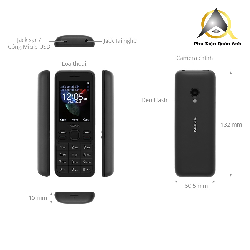 Điện Thoại Nghe Gọi Nokia 150 2020  New FullBox , Loa To Sóng Khỏe