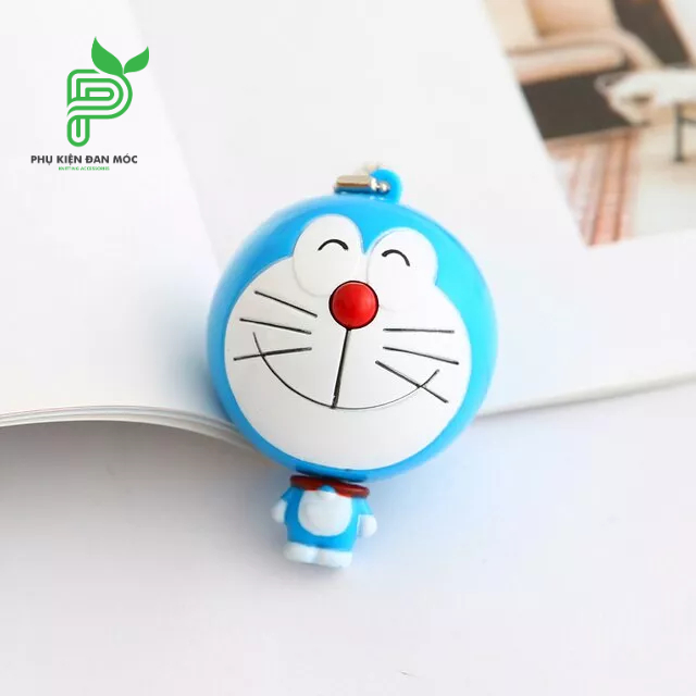 Thước Dây Cuộn Doremon Có Móc Khóa