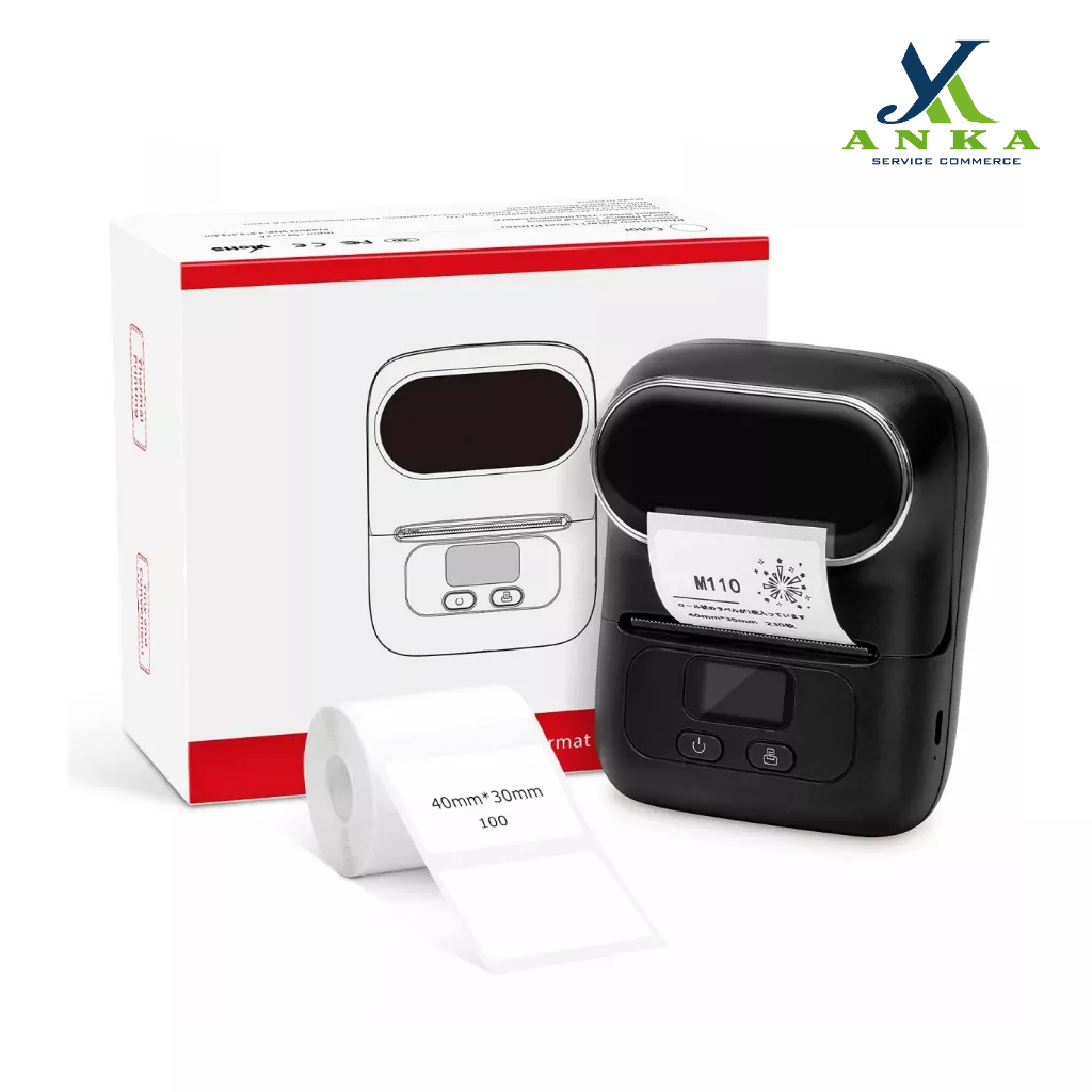 Máy In Nhãn Di Động M110, Bluetooth, In Qua App