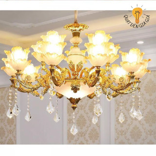Đèn chùm phale chao bắp cải phong cách tân cổ điển cho phòng khách, phòng ngủ, khách sạn, spa (C04)