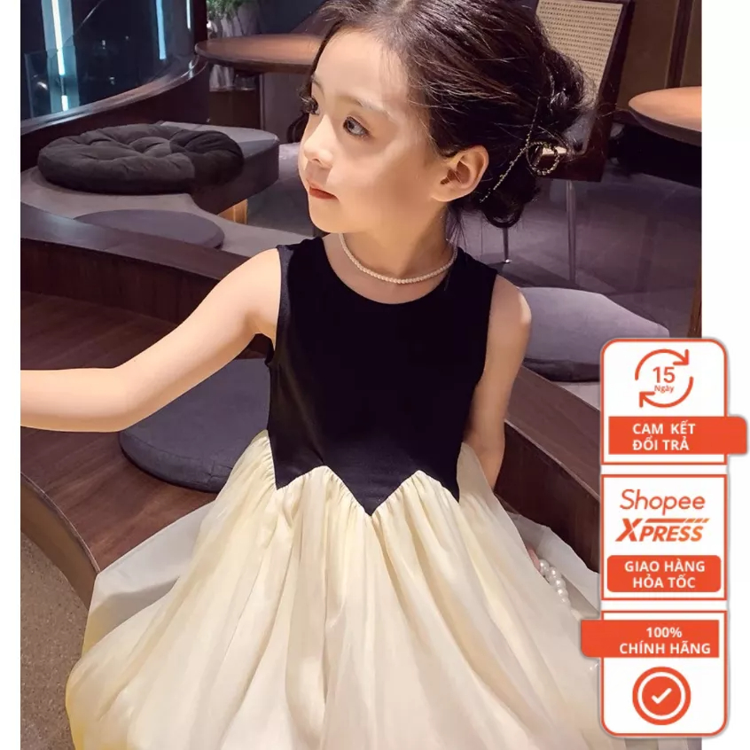 Váy Công Chúa Nơ Lưng cho bé 12 đến 28ki.