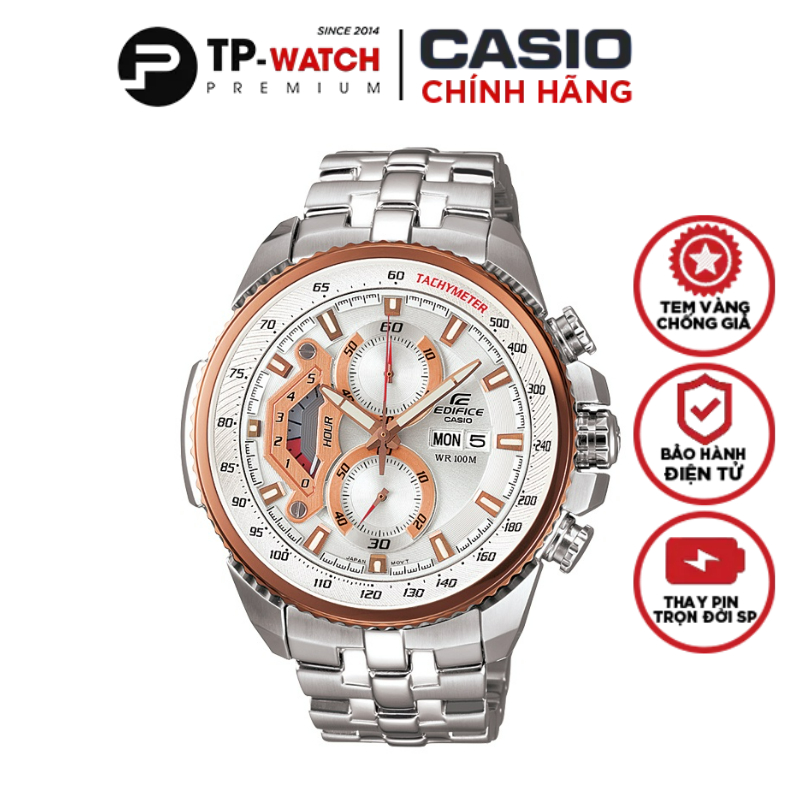 Đồng Hồ Nam Dây Thép Casio Edifice EF-558D-7AVUDF Chính Hãng - EF-558D-7A