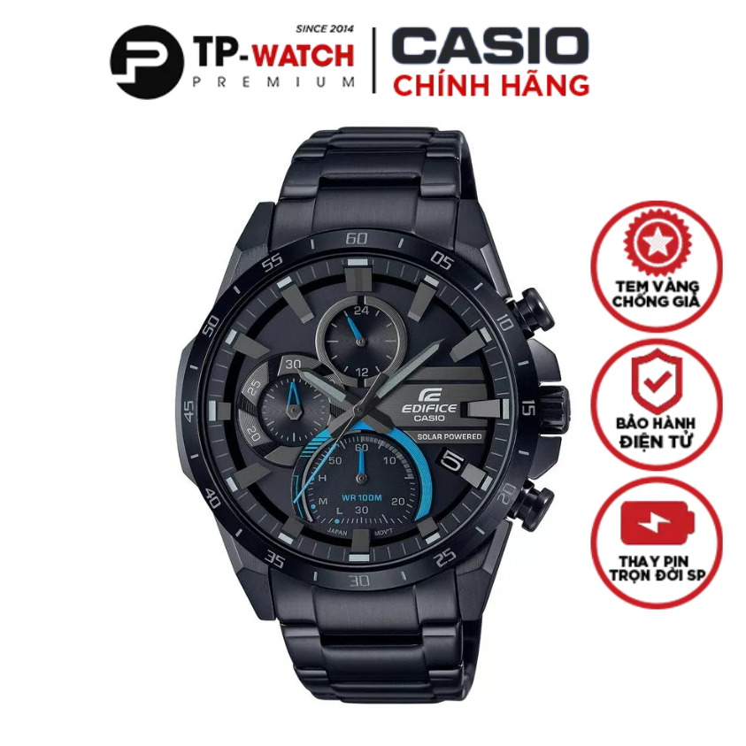 Đồng Hồ Nam Dây Thép Casio Edifice EQS-940DC-1BVUDF Năng Lượng Mặt TRời | EQS-940DC-1B Chính Hãng