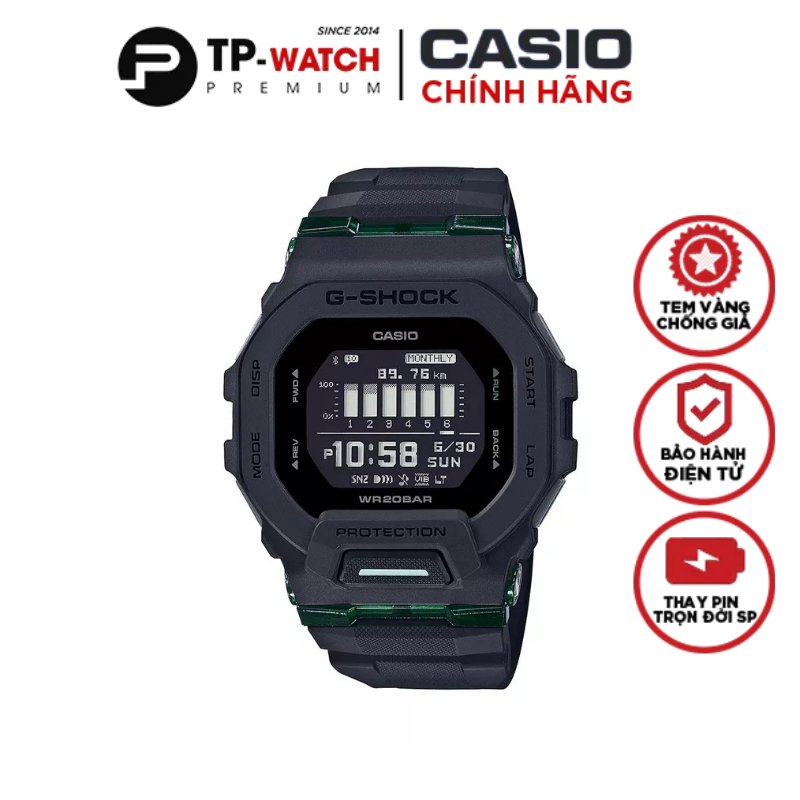 Đồng Hồ Nam Dây Nhựa Casio G-Shock GBD-200UU-1DR Chính Hãng - GBD-200UU-1 Bluetooth