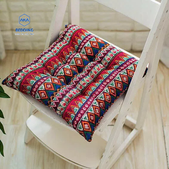 Đệm ngồi bệt mẫu tròn và mẫu vuông kích thước 40cm, nhiều công dụng và trang trí