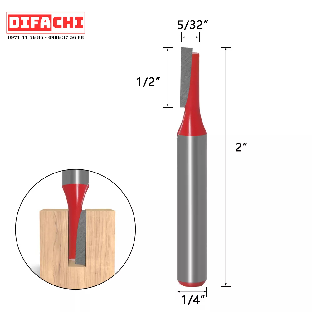 Bộ 7 mũi phay lấy nền, mũi soi  lấy nền, mũi phay rãnh, đánh cạnh cốt từ 3mm đến 10mm