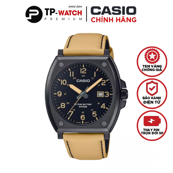 Đồng Hồ Nam Dây Da Casio MTP-E715L-5AVDF | MTP-E715L-5A