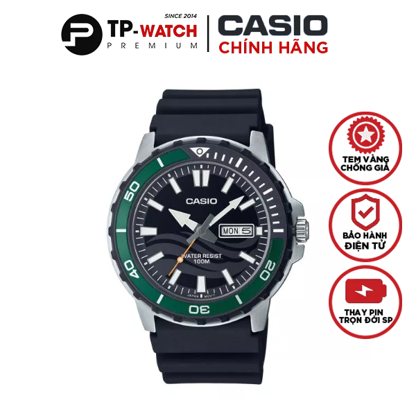 Casio Nam MTD-125-1AVDF Chống nước 100m bơi lội | MTD-125-1A